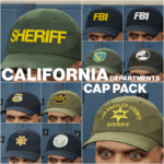 California Departments Cap Pack [EUP] [FiveM Ready] [Male & Female] V1.0