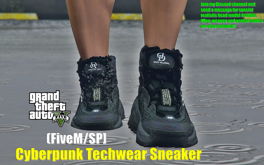 Cyberpunk Techwear Sneaker for MP Male 1.0