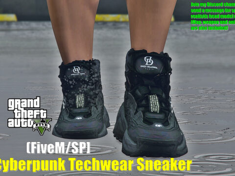 Cyberpunk Techwear Sneaker for MP Male 1.0