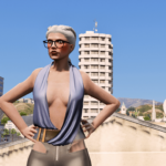 Deep V Shirt for MP Female 1.04