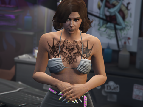 "Devil Sign" Tattoo for Female & Male V1.0