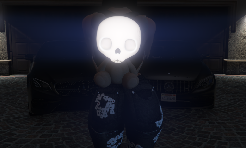 Glow Teddy Skull Backpack 1.0
