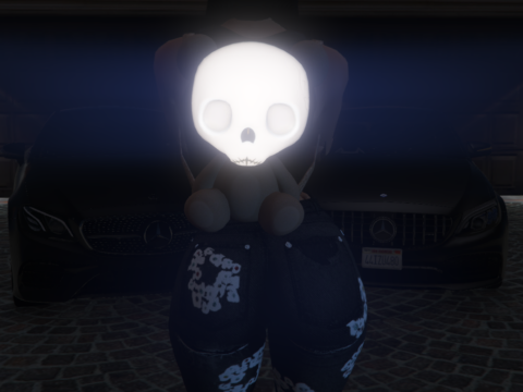 Glow Teddy Skull Backpack 1.0