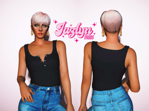 Half button tank top for MP Female 1.0