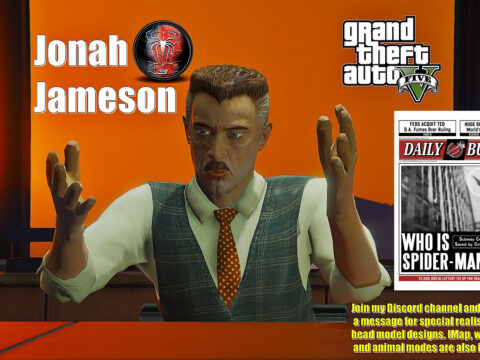 Spiderman 3 Game | Jonah Jameson [Add-On Ped] V1.0