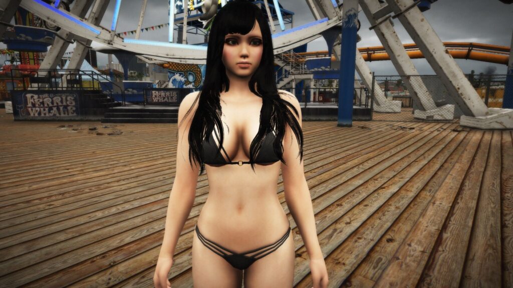 Kokoro in bikini + options