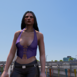Laced Leather Top for MP Female 1.02
