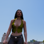 Laced Leather Top for MP Female 1.04