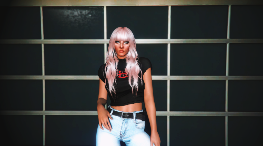 Long hair with bangs for MP Female
