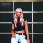 Long hair with bangs for MP Female