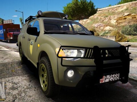 Mitsubishi L200 - Vojska Srbije / Serbian Army [Replace]
