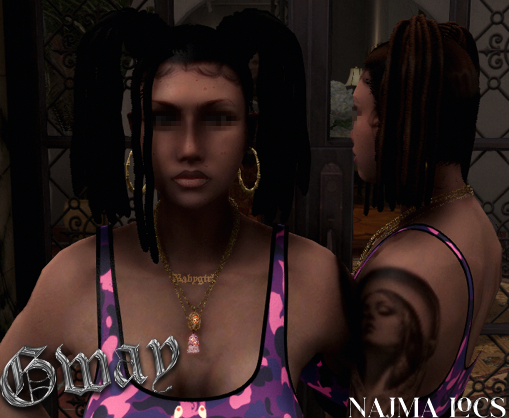 Najma Locs x for MP Female 1.0
