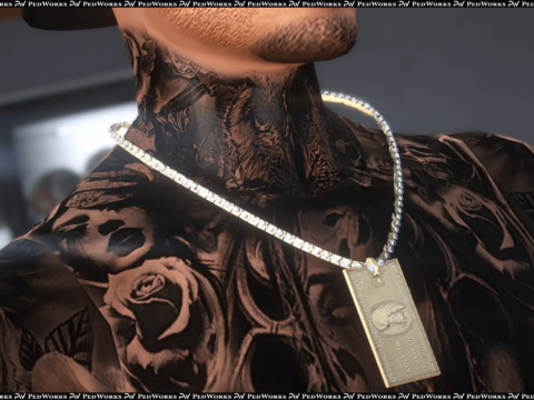$1M Necklace for MP Male [Low Poly] "Dollar, Million, Chain" FiveM/SP V1.0