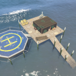 Old Zombie Survival Base On Water 1.02