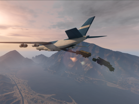Plane scene