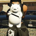 Polar Bear w/ Axe Backpack for MP Female V1.0