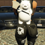 Polar Bear w/ Axe Backpack for MP Female V1.0
