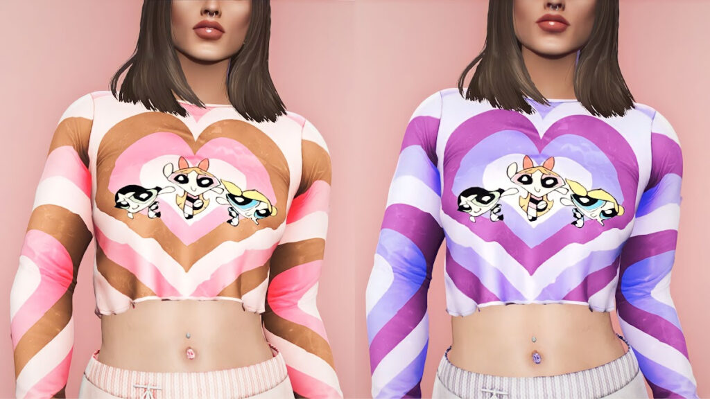 Powerpuff Girls Top for MP Female