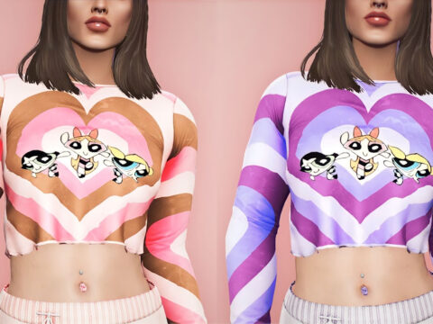 Powerpuff Girls Top for MP Female