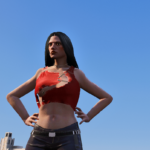 Short top with pins for MP Female 1.03