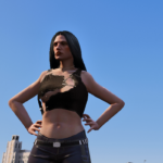 Short top with pins for MP Female 1.04