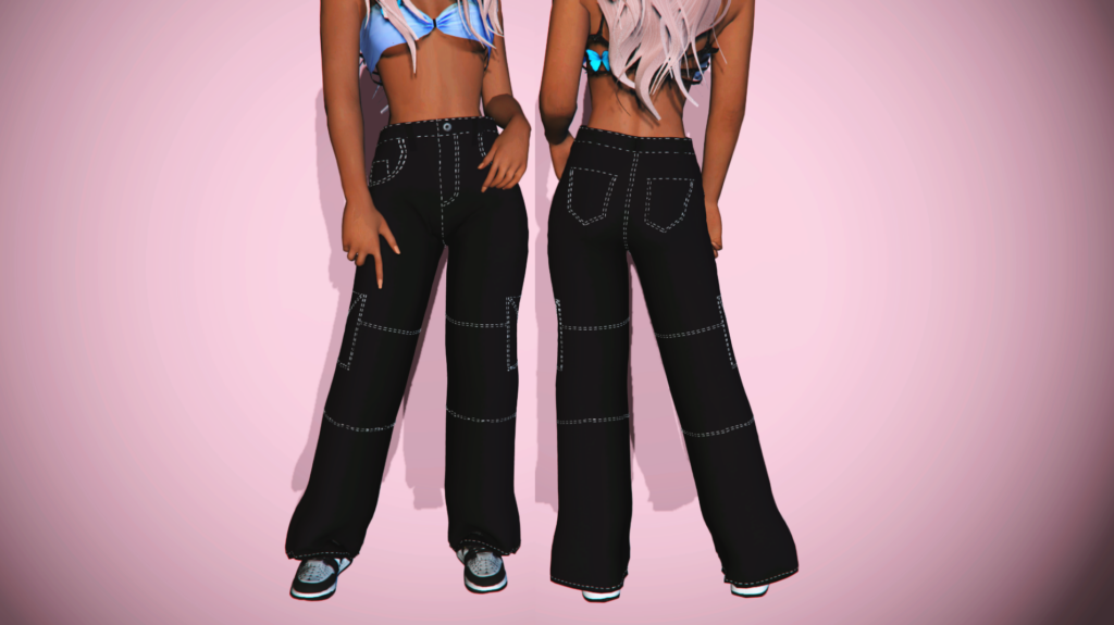 Stitched cargo pants for MP Female