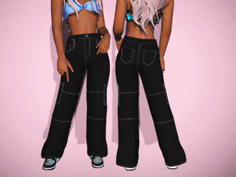 Stitched cargo pants for MP Female