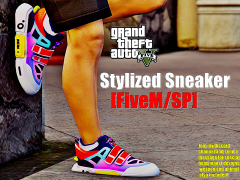 Stylized Sneakers for MP Male 1.0