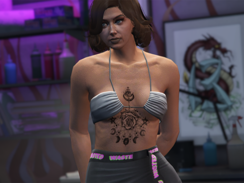 "Life of Roses" Tattoo for Female V1.0
