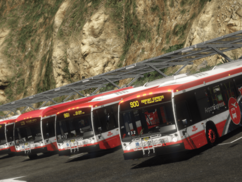 Toronto Transit Commission Novabus LFS Bus Pack - Part 2 [Add-On] V1.0