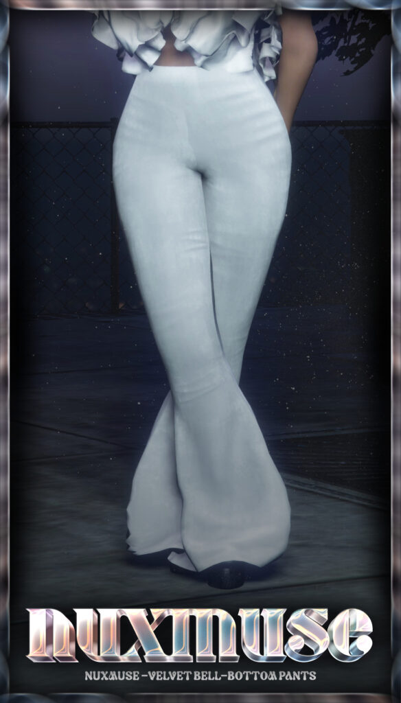 Velvet Bell-Bottom Pants for MP Female