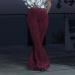 Velvet Bell-Bottom Pants for MP Female2