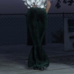 Velvet Bell-Bottom Pants for MP Female4