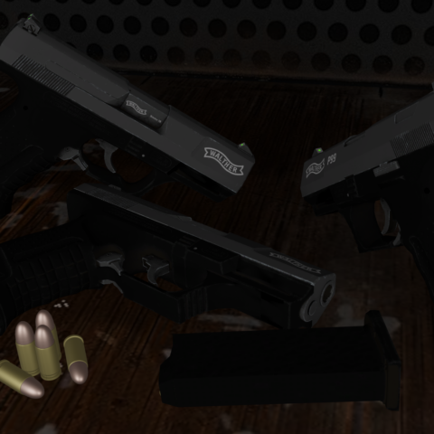 Walther P99 DAO [Animated] – GTA 5 mod