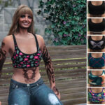 Recolored cropped top | textures | MP female V1.0