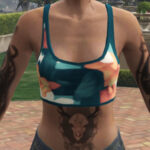 Recolored cropped top | textures | MP female V1.0