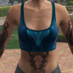 Recolored cropped top | textures | MP female V1.0