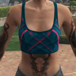 Recolored cropped top | textures | MP female V1.0