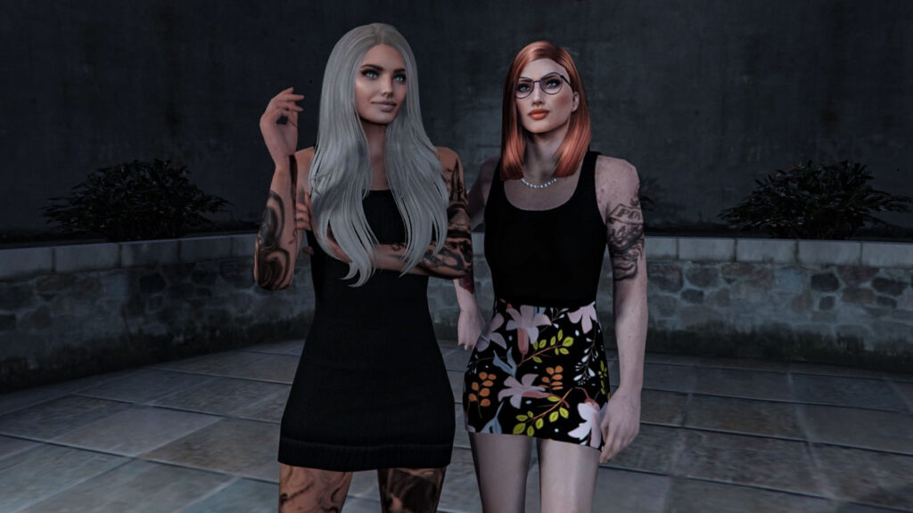 Recolored mini-dress | textures | for MP female V1.0