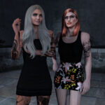 Recolored mini-dress | textures | for MP female V1.0 Recolored mini-dress | textures | for MP female V1.0