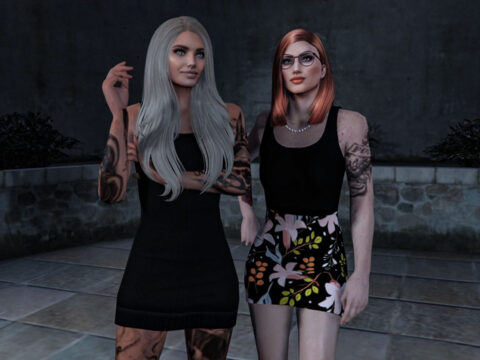 Recolored mini-dress | textures | for MP female V1.0