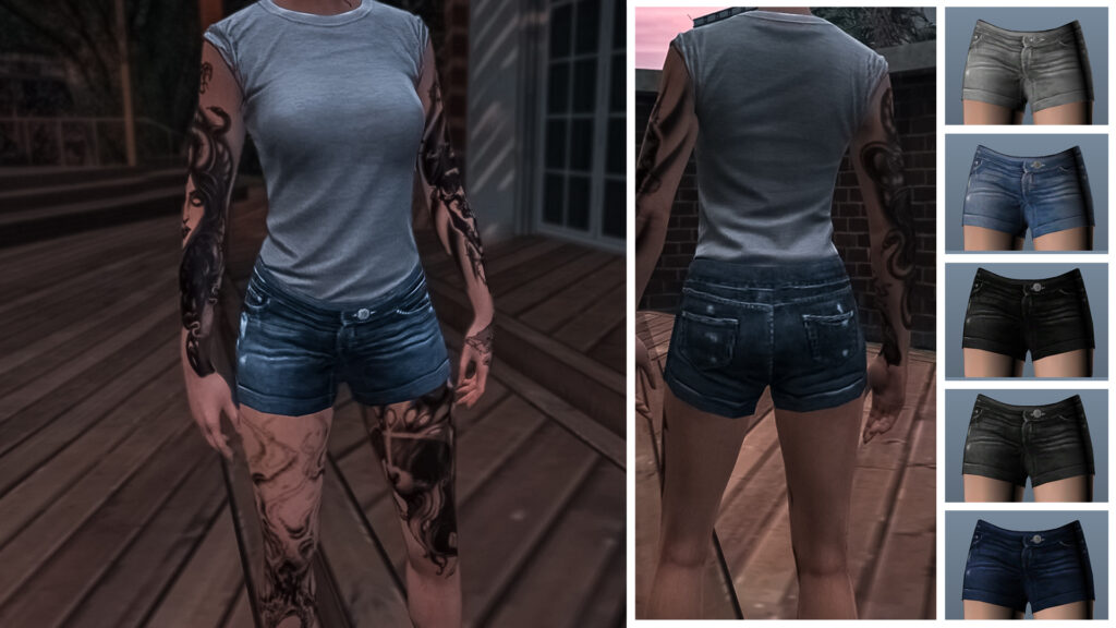 Recolored shorts | texture | MP female V1.0