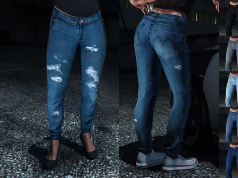 Recolored skinny jeans | textures | MP female V1.0