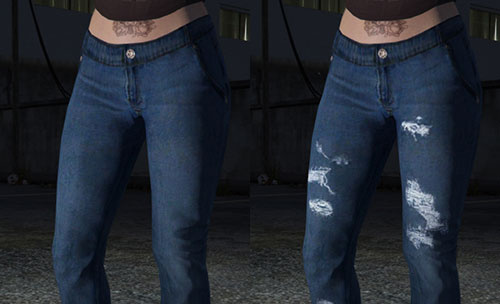 Recolored skinny jeans | textures | MP female V1.0 – GTA 5 mod