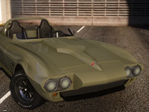 1963 Corvette Grand Sport Roadster [Add-on | Template | LODs] V1.1