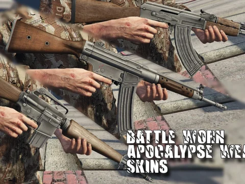 Battle Worn Apocalypse Weapon Skins V1.1