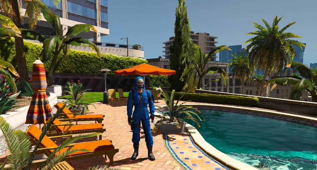 Blue Criminel Free Fire