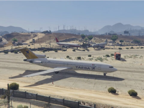 Boeing 727-200 Mexican liveries (23) [Texture mod] (Mexico retro 90's) V FINAL