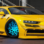 Bugatti Chiron Mega Widebody Show Edition