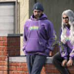 TGFbro - "Childish" (Purple Flames) Pullover Hoodie for MP Male/Female V0.1